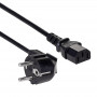 Akyga AK-PC-01A καλώδιο τροφοδοσίας CEE 7/7 (Schuko) σε IEC C13, CCA 3 x 0,5 mm², 1,5 m, μαύρο