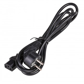 Akyga AK-PC-06C καλώδιο τροφοδοσίας CEE 7/7 (Schuko) σε IEC C13, χαλκός 3 x 1 mm², 3 m, μαύρο