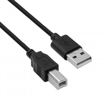 Akyga AK-USB-04 καλώδιο εκτυπωτή USB 2.0 USB-A (M) σε USB-B (M), 1,8 m, μαύρο