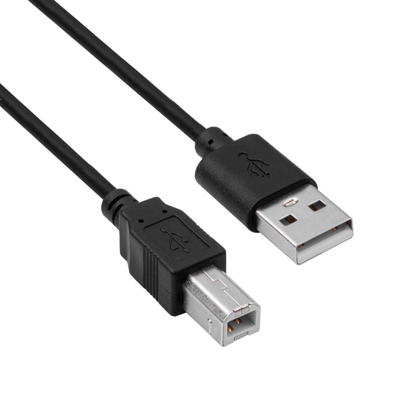 Akyga AK-USB-04 καλώδιο εκτυπωτή USB 2.0 USB-A (M) σε USB-B (M), 1,8 m, μαύρο