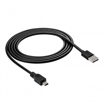 Akyga AK-USB-03 καλώδιο USB 2.0 USB-A (M) σε Mini-USB-B 5-Pin (M), 1,8 m, μαύρο