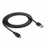 Akyga AK-USB-03 καλώδιο USB 2.0 USB-A (M) σε Mini-USB-B 5-Pin (M), 1,8 m, μαύρο