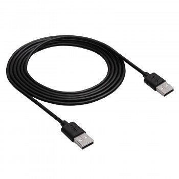 Akyga AK-USB-11 καλώδιο USB 2.0 USB-A (M) σε USB-A (M), 1,8 m, μαύρο