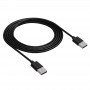 Akyga AK-USB-11 καλώδιο USB 2.0 USB-A (M) σε USB-A (M), 1,8 m, μαύρο