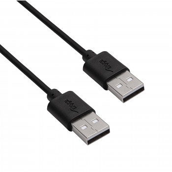 Akyga AK-USB-11 καλώδιο USB 2.0 USB-A (M) σε USB-A (M), 1,8 m, μαύρο