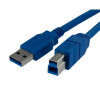Akyga AK-USB-09 καλώδιο εκτυπωτή USB 3.0 USB-A (M) σε USB-B (M), 1,8 m, μαύρο