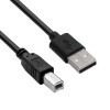 Akyga AK-USB-12 καλώδιο εκτυπωτή USB 2.0 USB-A (M) σε USB-B (M), 3 m, μαύρο