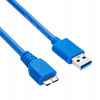 Akyga AK-USB-13 καλώδιο USB 3.0 USB-A (M) σε Micro USB-B (M), 1,8 m, μαύρο