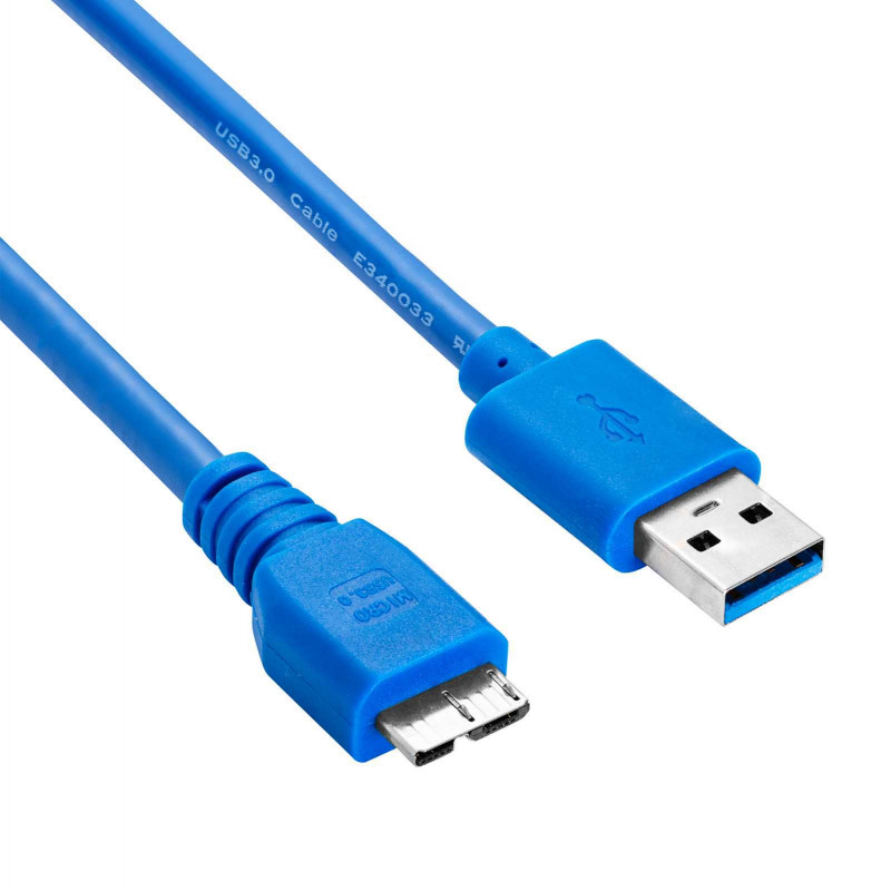 Akyga AK-USB-13 καλώδιο USB 3.0 USB-A (M) σε Micro USB-B (M), 1,8 m, μαύρο