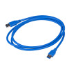 Akyga AK-USB-14 καλώδιο USB 3.0 USB-A (M) σε USB-A (M), 1,8 m, μπλε