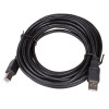 Akyga AK-USB-18 καλώδιο εκτυπωτή USB 2.0 USB-A (M) σε USB-B (M), 5 m, μαύρο