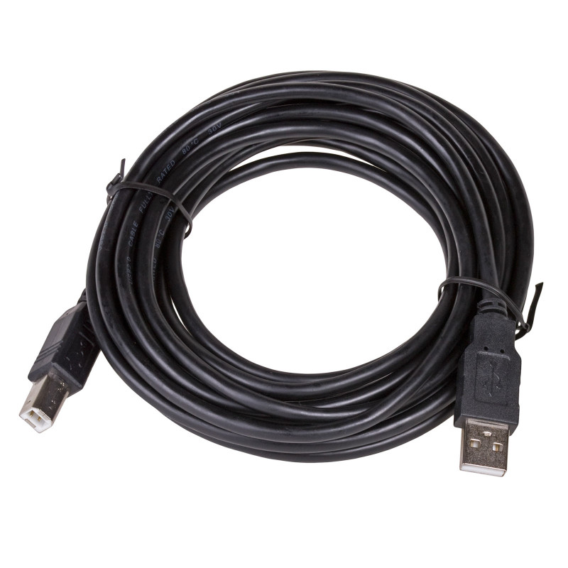 Akyga AK-USB-18 καλώδιο εκτυπωτή USB 2.0 USB-A (M) σε USB-B (M), 5 m, μαύρο