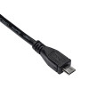 Akyga AK-USB-21 καλώδιο USB 2.0 USB-A (M) σε Micro USB-B (M), 1 m, μαύρο