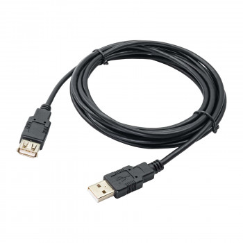 Akyga AK-USB-19 Καλώδιο επέκτασης USB 2.0 USB-A (M) σε USB-A (F), 3 m, Μαύρο