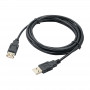 Akyga AK-USB-19 Καλώδιο επέκτασης USB 2.0 USB-A (M) σε USB-A (F), 3 m, Μαύρο