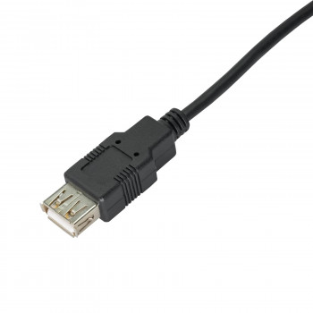 Akyga AK-USB-19 Καλώδιο επέκτασης USB 2.0 USB-A (M) σε USB-A (F), 3 m, Μαύρο