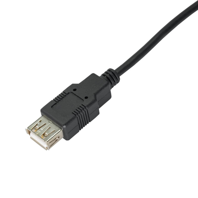 Akyga AK-USB-19 Καλώδιο επέκτασης USB 2.0 USB-A (M) σε USB-A (F), 3 m, Μαύρο