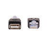 Akyga AK-AD-27 Προσαρμογέας USB-A (F) σε RJ45 (M), Μαύρο