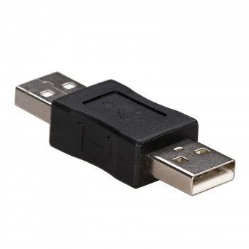 Akyga AK-AD-28 Προσαρμογέας USB-A (M) σε USB-A (M), Μαύρο
