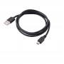 Akyga AK-USB-22 Καλώδιο USB 2.0 USB-A (M) σε Mini USB-B 5-Pin (M), 1 m, Μαύρο
