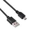 Akyga AK-USB-22 Καλώδιο USB 2.0 USB-A (M) σε Mini USB-B 5-Pin (M), 1 m, Μαύρο