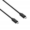 Akyga AK-USB-17 Καλώδιο USB 2.0 Micro USB-B (M) σε Micro USB-B (M), 0,6 m, Μαύρο