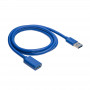 Akyga AK-USB-28 Καλώδιο επέκτασης USB 3.0 USB-A (M) σε USB-A (F), 1 m, Μαύρο