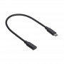 Akyga AK-USB-32 Καλώδιο επέκτασης USB-C (M) σε USB-C (F), USB 3.1, 0,3 m