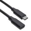 Akyga AK-USB-32 Καλώδιο επέκτασης USB-C (M) σε USB-C (F), USB 3.1, 0,3 m