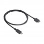 Akyga AK-USB-44 Καλώδιο Micro-USB B (M) σε USB-C (M), USB 3.1, 1 m