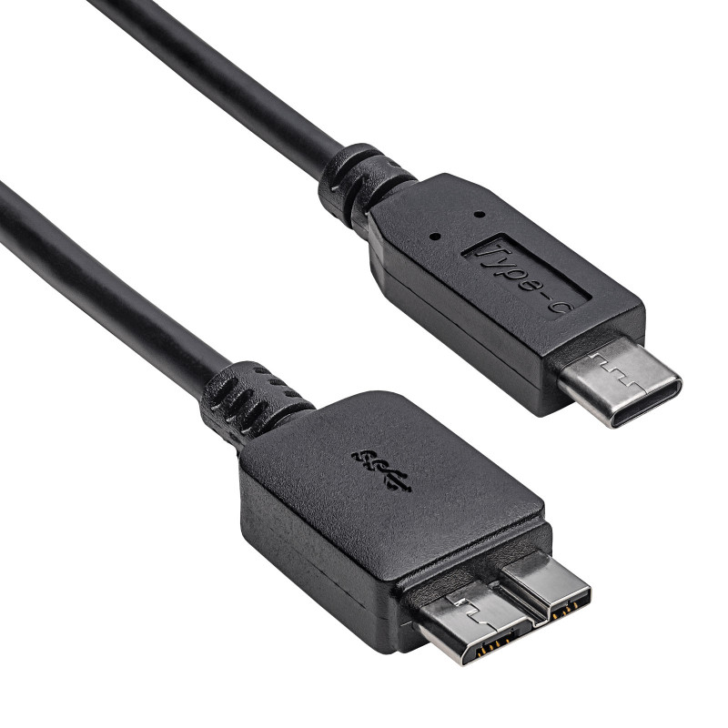 Akyga AK-USB-44 Καλώδιο Micro-USB B (M) σε USB-C (M), USB 3.1, 1 m