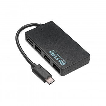 Akyga AK-AD-52 Ενεργό hub USB-C, USB-C (M) σε 4x USB-A (F), USB 3.1, 20 cm