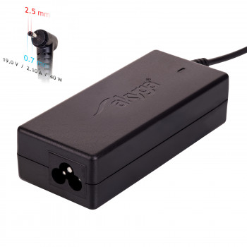 Akyga AK-ND-23 Τροφοδοτικό notebook 19 V / 2,1 A, 40 W, 2,5 x 0,7 mm, 1,2 m, για ASUS