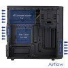 Akyga AK17BK Κουτί Micro-ATX Tower, 2x USB 3.0, χωρίς τροφοδοτικό, Μαύρο