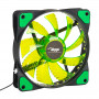 Akyga AW-12E-BG Ανεμιστήρας κουτιού 120 mm, 33 πράσινα LED, Molex, Μαύρο