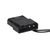 Akyga AW-12E-BG Ανεμιστήρας κουτιού 120 mm, 33 πράσινα LED, Molex, Μαύρο