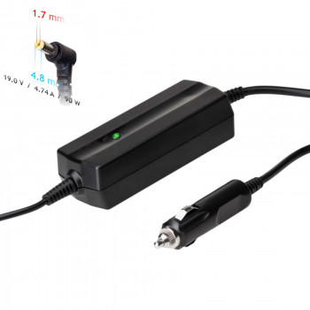Akyga AK-ND-35 Τροφοδοτικό notebook αυτοκινήτου 19 V / 4,74 A, 90 W, 4,8 x 1,7 mm, για HP