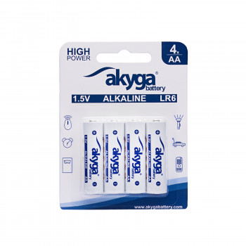 Akyga AKY2068 μπαταρία αλκαλική AA LR6 1,5 V 3050 mAh, 4 τεμ. (blister)