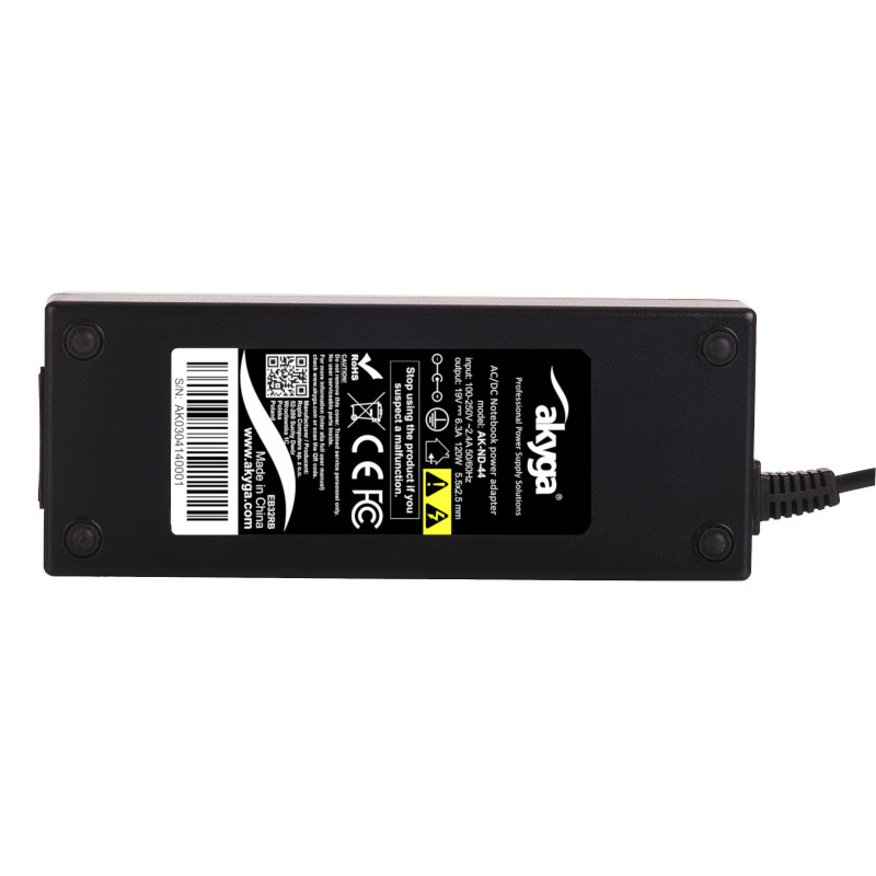 Akyga AK-ND-44 τροφοδοτικό notebook 19 V / 6,3 A, 120 W, 5,5 x 2,5 mm, 1,2 m