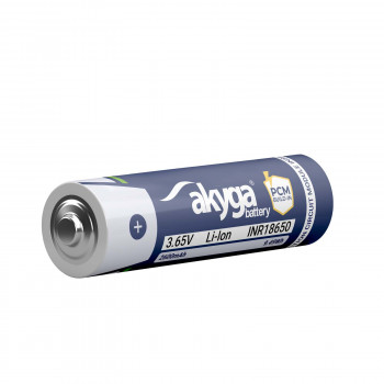 Akyga AKY2454 INR18650-26M μπαταρία Li-Ion 18650 2600 mAh με προστασία PCM