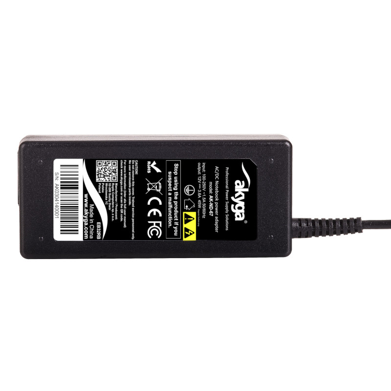 Akyga AK-ND-67 τροφοδοτικό notebook 12 V / 3,6 A, 45 W, μαγνητικό βύσμα Surface, 1,2 m, για Microsoft Surface Pro 2