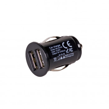 Φορτιστής αυτοκινήτου 12/24V Akyga AK-CH-02 10,5W 2x USB-A 5V / 2,1A μαύρος