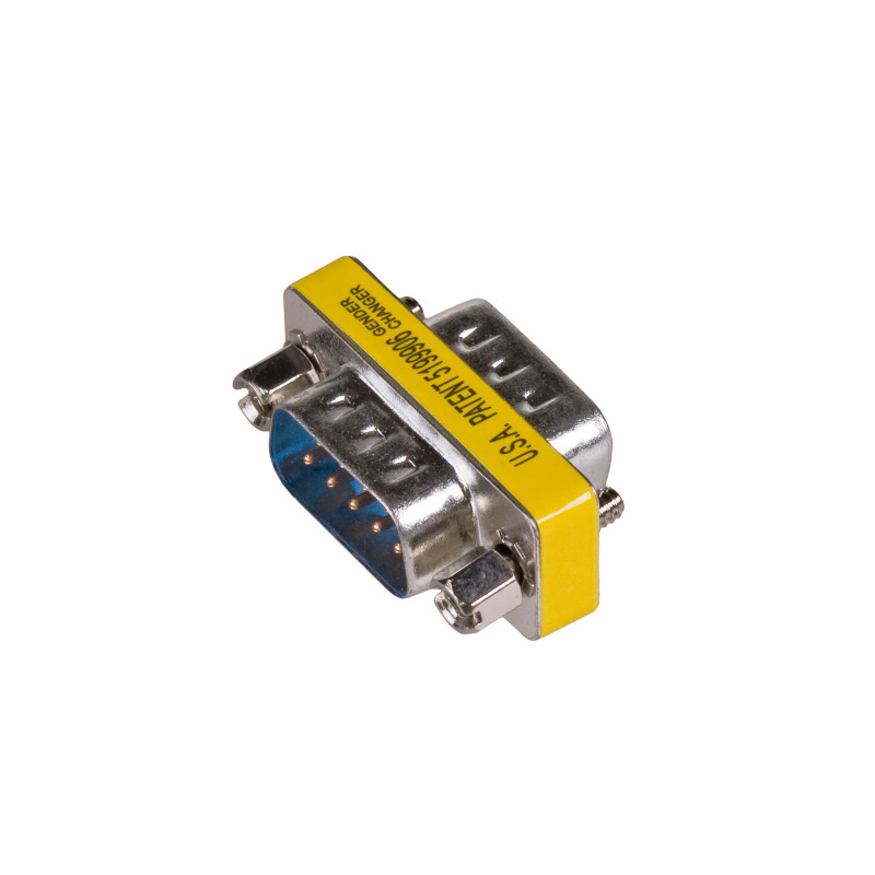 Akyga AK-AD-17 D-Sub 9-πολικό (M) σε D-Sub 9-πολικό (M) RS-232 Gender Changer, ασημί