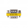 Akyga AK-AD-17 D-Sub 9-πολικό (M) σε D-Sub 9-πολικό (M) RS-232 Gender Changer, ασημί