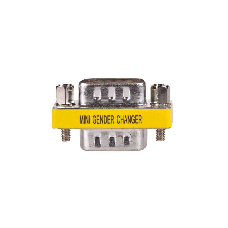 Akyga AK-AD-17 D-Sub 9-πολικό (M) σε D-Sub 9-πολικό (M) RS-232 Gender Changer, ασημί