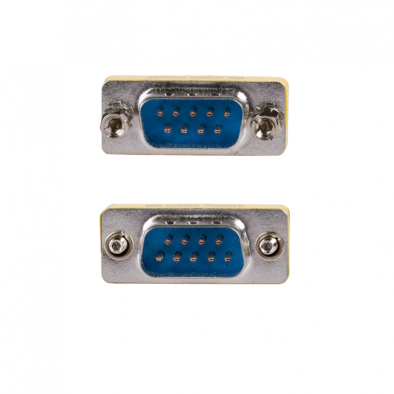 Akyga AK-AD-17 D-Sub 9-πολικό (M) σε D-Sub 9-πολικό (M) RS-232 Gender Changer, ασημί