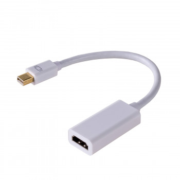 Akyga AK-AD-38 καλώδιο προσαρμογέα Mini DisplayPort (M) σε HDMI (F), 4K, 15 cm