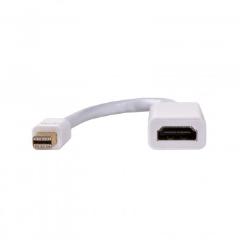 Akyga AK-AD-38 καλώδιο προσαρμογέα Mini DisplayPort (M) σε HDMI (F), 4K, 15 cm