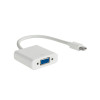 Akyga AK-AD-39 καλώδιο αντάπτορα Mini DisplayPort (M) σε VGA (F), 15 cm, λευκό