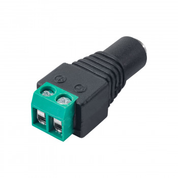 Akyga AK-SC-17 υποδοχή DC 5,5 x 2,1 mm με βιδωτούς ακροδέκτες για καλώδιο UTP, CCTV